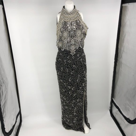 Stunning Vintage Formal Lew Magram Beaded Small - Picture 1 of 10